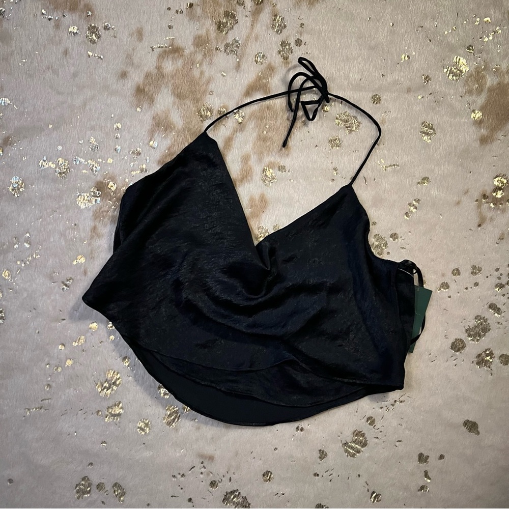 NWT Wild Fable XXL Halter Top Tie Neck